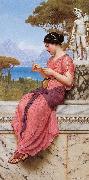 John William Godward Le Billet Doux (The Love Letter) Spain oil painting artist